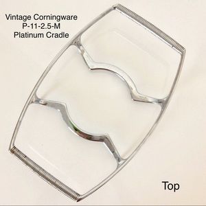Corningware 2.5qt Vintage Platinum Cradle